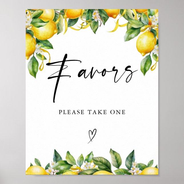 Citroner Citrus-bryggan Favors Poster (Framsidan)