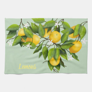Citroner Citrus Fruit Botanical Kökshandduk