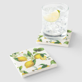 citroner,citrusfrukter,mediterrana konst stenunderlägg