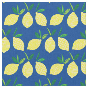 Citroner Cute Summer Frukt Tyg