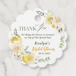 Citroner Eucalyptus Ro Möhippa Tack Gåvor Etiketter