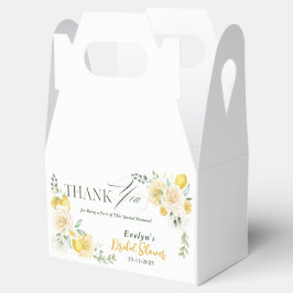 citroner Eukalyptus Ros Bröllopsfest Tack Presentaskar