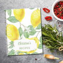 Citroner från receptkokbok