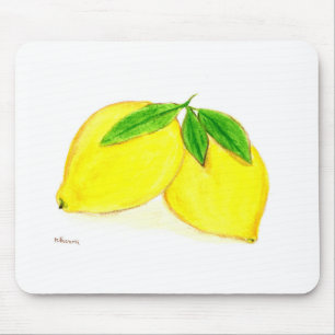 Citroner Gult Frukt citrusfrukter, tropiska vatten Musmatta