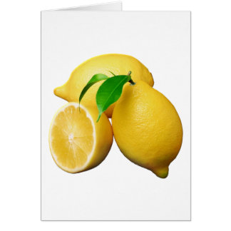 Citroner Hälsningskort