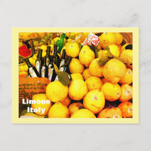 Citroner i Italien Limone Vykort