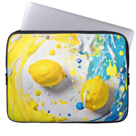 Citroner i Stänk Laptop Fodral