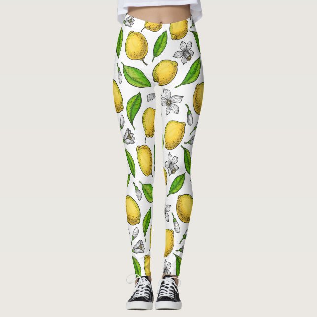 Citroner Leggings (Framsida)
