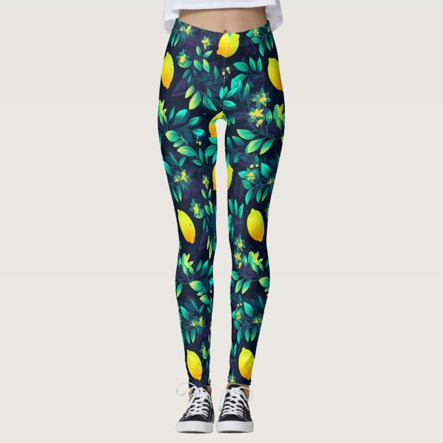 Citroner Leggings (Framsida)
