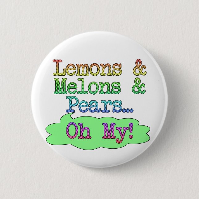 Citroner melnar, Pears, Oh mitt! Knapp (Framsida)