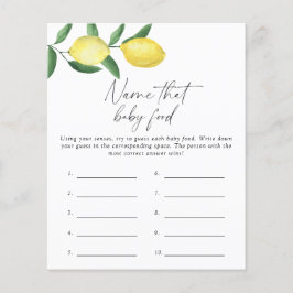 Citroner - Namn, baby, matduschspel