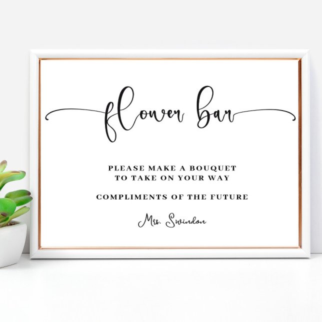 Citroner och Blommigt Mimosa Pub Möhippa Poster (Skapare uppladdad)