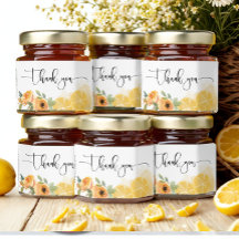 Citroner och Blommor Bröllopsdusch