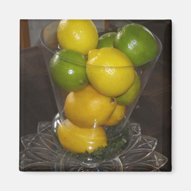 Citroner och limefrukter magnet (Framsidan)