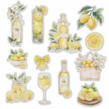 Citroner Och Limoncello Huvudpress Bröllopsfest