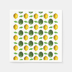 Citroner och limpor pappersservett