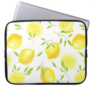 Citroner och löv laptop fodral