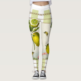 Citroner på Apple - gröntrandar Leggings
