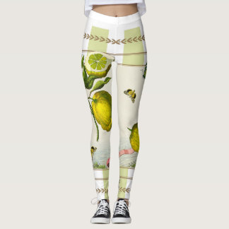 Citroner på Apple - gröntrandar Leggings