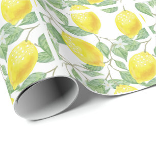 Citroner på vindesign presentpapper
