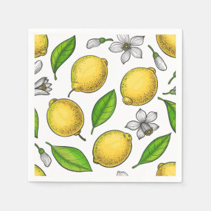Citroner Pappersservett