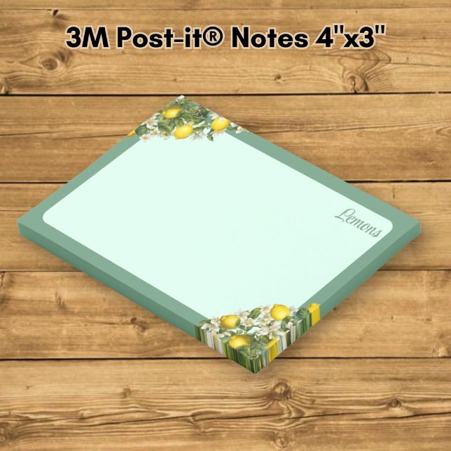 Citroner Post-it Block (Skapare uppladdad)
