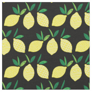 Citroner Söt Sommarfrukt Tyg
