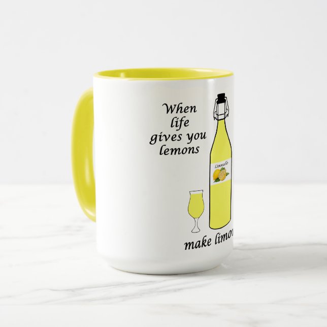 Citroner till Limoncello Mugg (Framsida vänster)