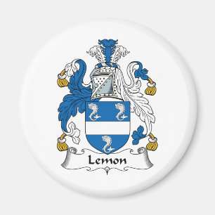 Citronfamiljvapensköld Magnet