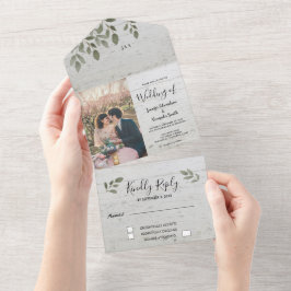 Citronfotografi av botaniskt trä i monogram bröllo