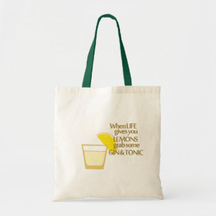 citrongin och tonic tygkasse