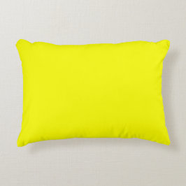 Citrongul accentkudde 16" x 12" prydnadskudde
