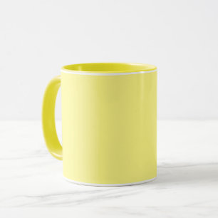 Citrongul, enfärgad, mugg