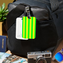 Citrongul och limegröna ränder bagagebricka