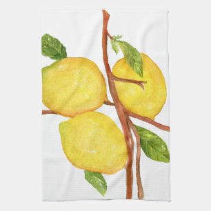 Citronhandduk Kökshandduk