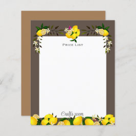 Citronhantverk Askgrå