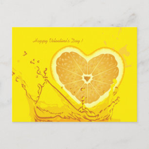 CitronhjärtaVelentines vykort för dag