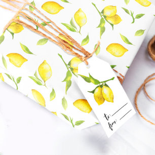 Citroninpaketpapper Presentpapper