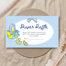 Citronkläm Baby Shower Blöjraffle