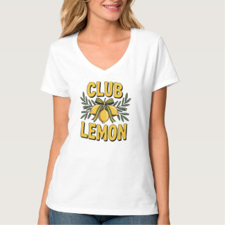 Citronklubb T-shirt, Trendig citrontröja för kvinn T Shirt