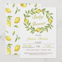 Citronkrans Baby Shower