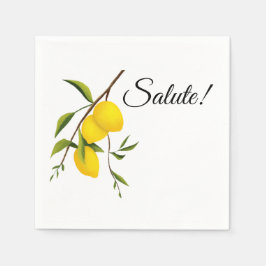 Citronkvistdesign med Salute! Standard Cocktail Pappersservett