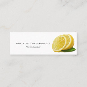 Citronlogotyp Mini Visitkort