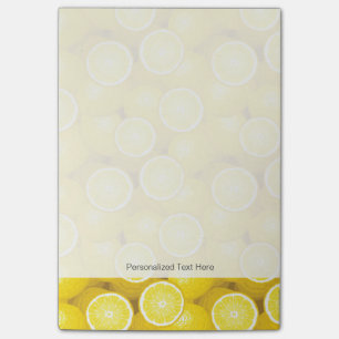 Citronmönster 2 post-it block