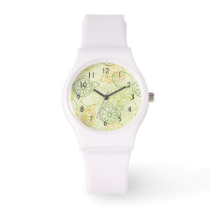 Citronmönster Armbandsur