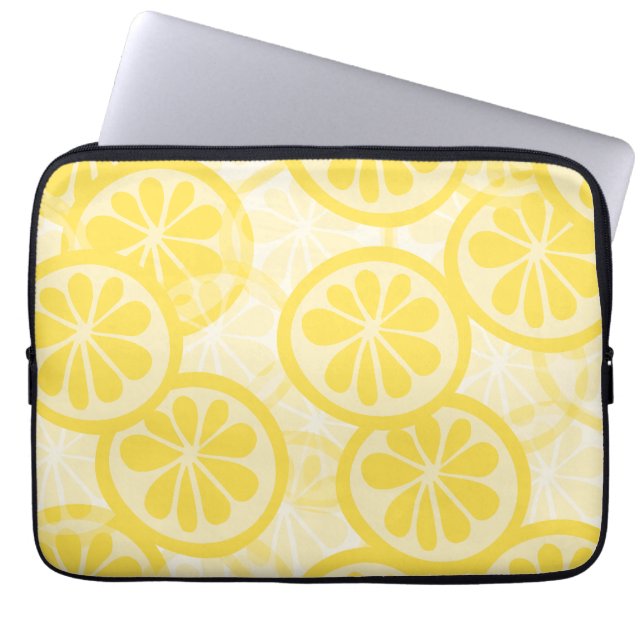 Citronmönster Laptop Fodral (Framsidan)
