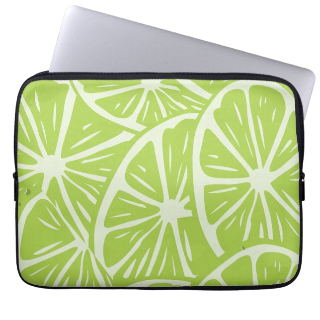 Citronmönster Laptop Fodral (Framsidan)