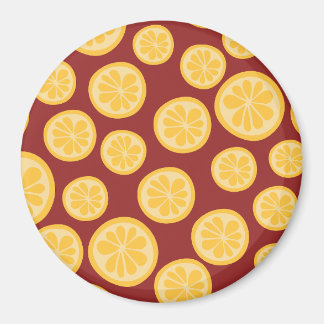 Citronmönster Magnet