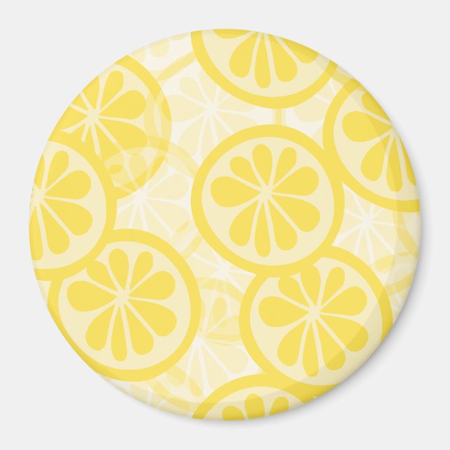 Citronmönster Magnet (Framsidan)
