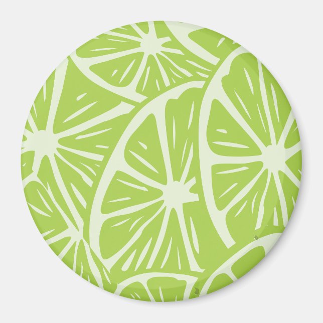 Citronmönster Magnet (Framsidan)